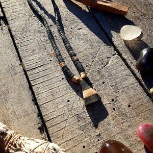 Heishi Bohemian Hippie Tribal Necklace